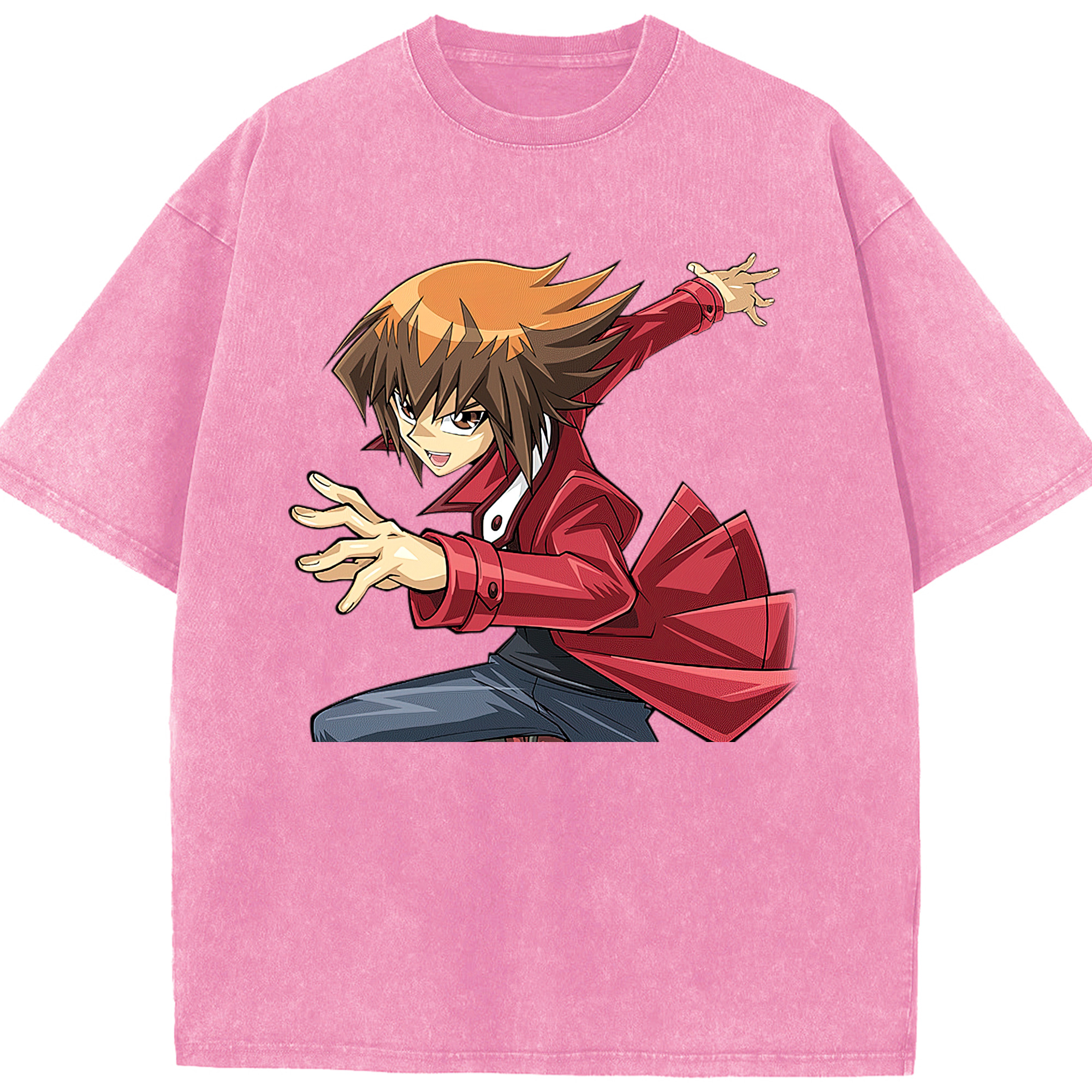（画像用） 遊☆戯☆王 Yu-Gi-Oh! 綿100% ヴィンテージ風 半袖Tシャツ（フロントプリント）